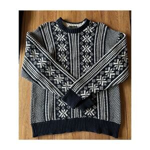 Croft & Barrow Winter Patterned Cosby Sweater Men's Size Large